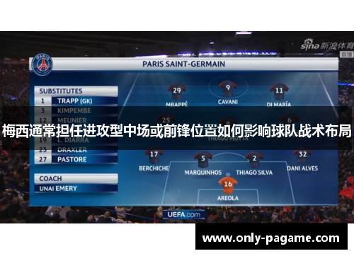 梅西通常担任进攻型中场或前锋位置如何影响球队战术布局