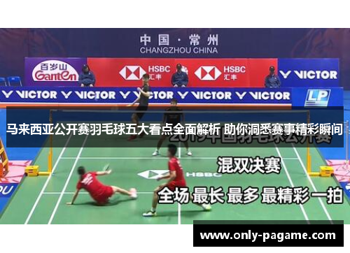 马来西亚公开赛羽毛球五大看点全面解析 助你洞悉赛事精彩瞬间