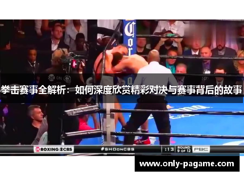 拳击赛事全解析:如何深度欣赏精彩对决与赛事背后的故事 拳击赛事全解析:如何深度欣赏精彩对决与赛事背后的故事
